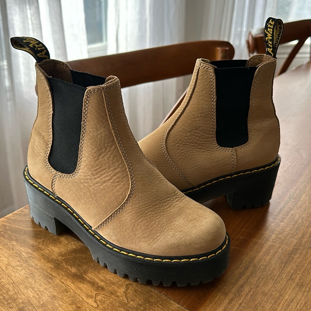 Rare Tan Rometty Dr. Martens